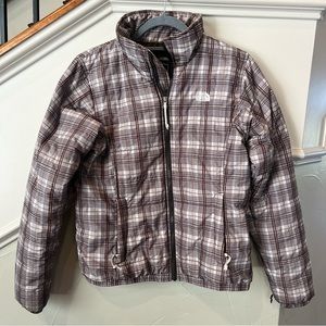 The North Face Brown Plaid Jacket